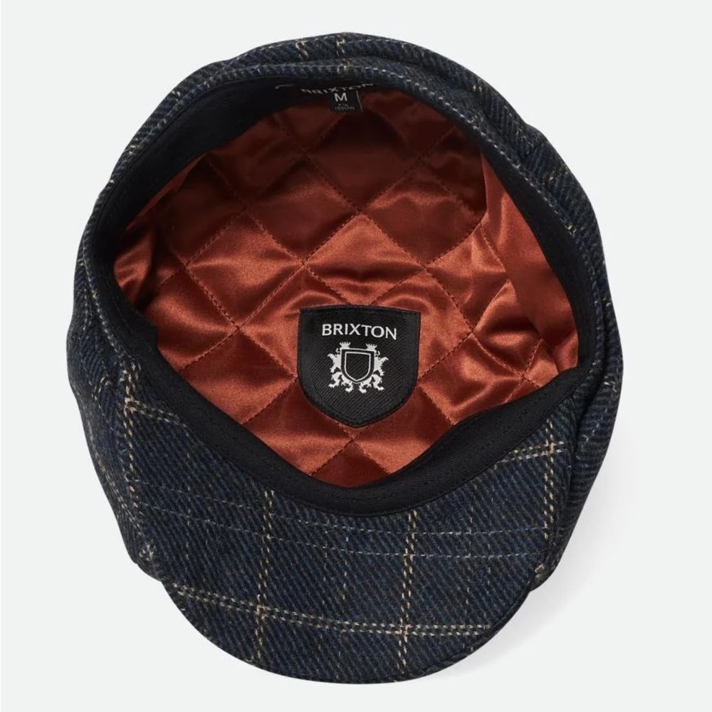NEW| BROOD BAGGY NEWSBOY CAP| Navy,Black, off white |Size: XL - Picture 3 of 6